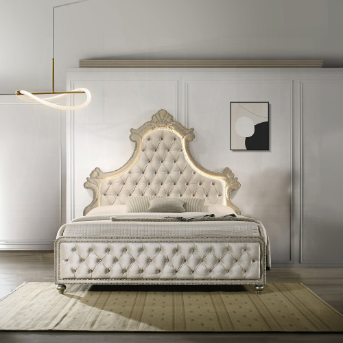 Lucienne EK Bed W/Led