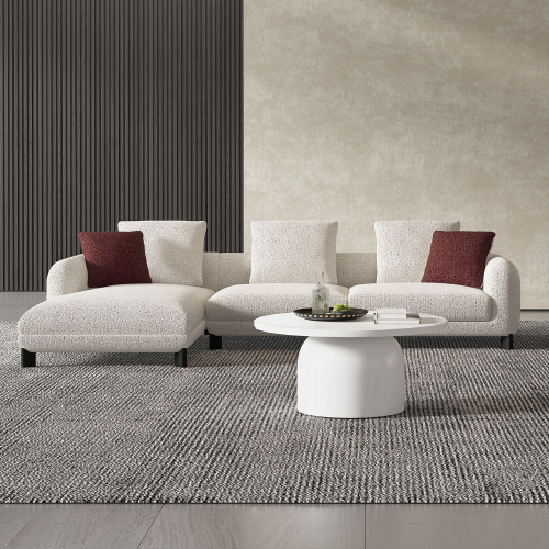 Mardi Sectional Sofa w/6 Pillows