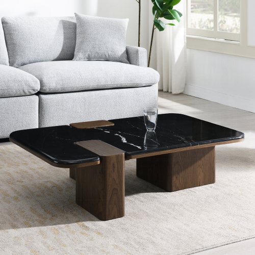 Dana Coffee Table w/Natural Marble 