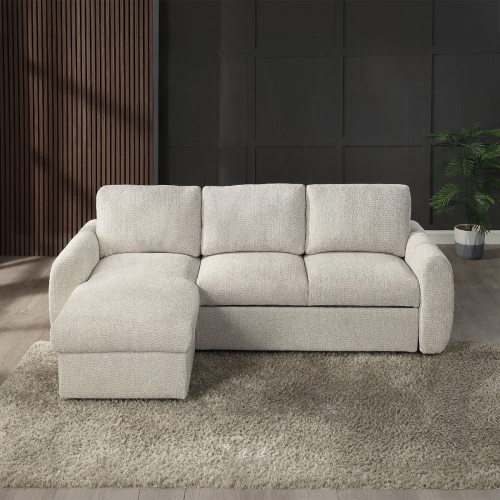 Nuriel Reversible Sectional Sofa w/Sleeper & Storage