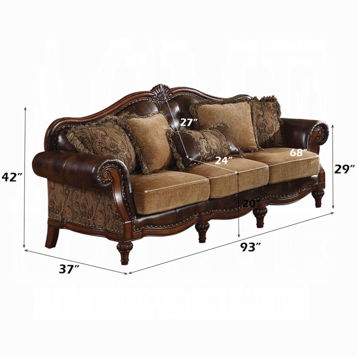 Dreena Sofa W/5 Pillows