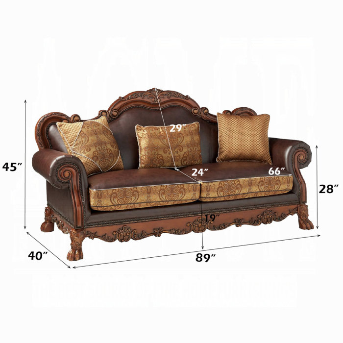 Dresden Sofa W/3 Pillows