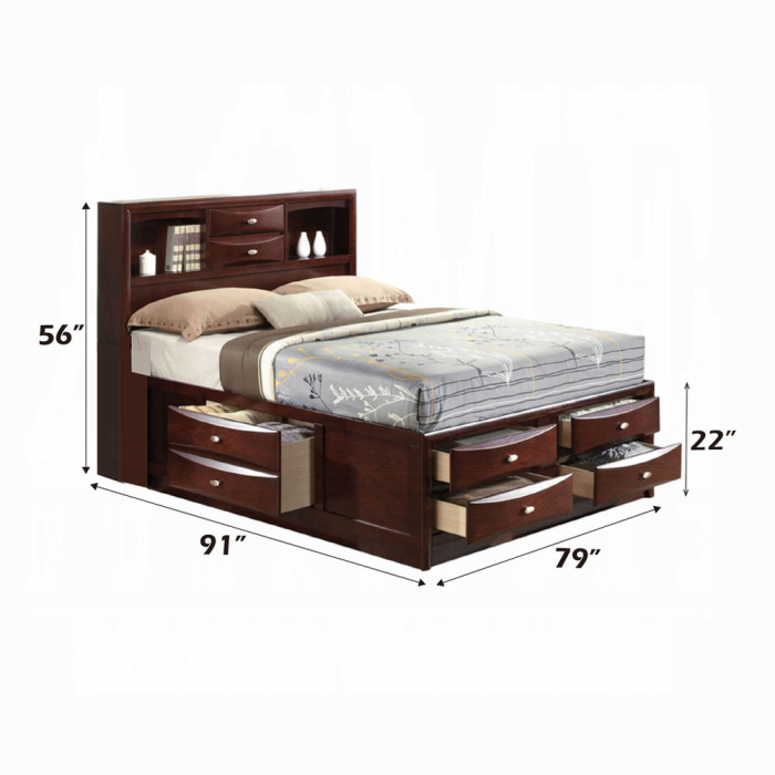 Ireland EK Bed W/Storage