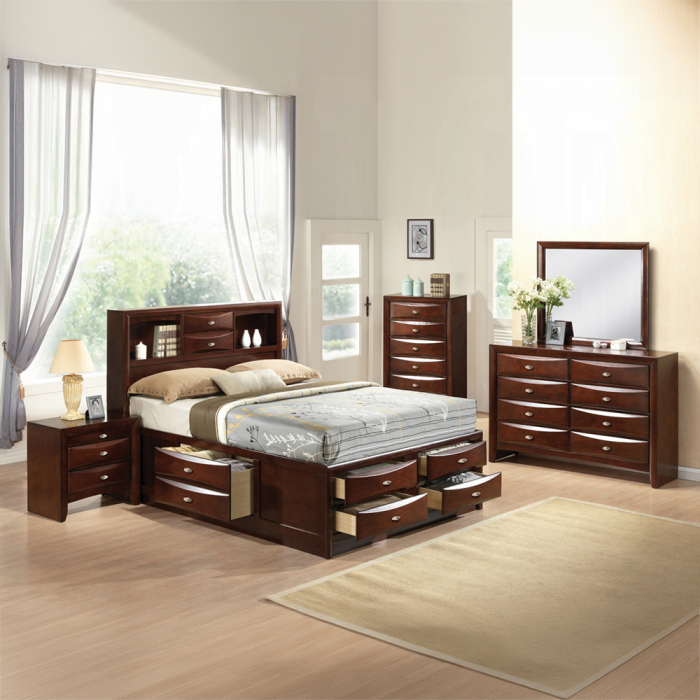 Ireland EK Bed W/Storage