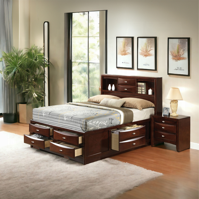 Ireland Queen Bed W/Storage