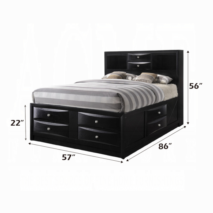Ireland Full Bed W/Storage