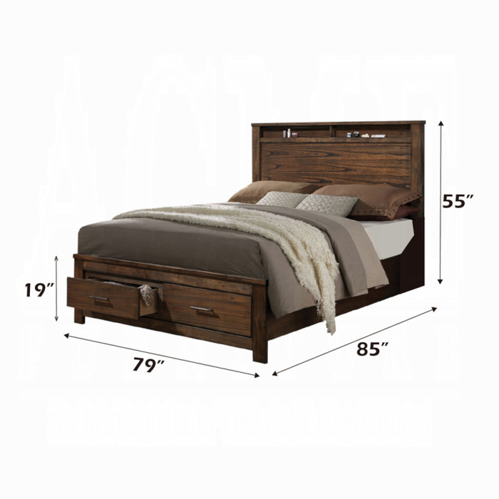 Merrilee EK Bed W/Storage