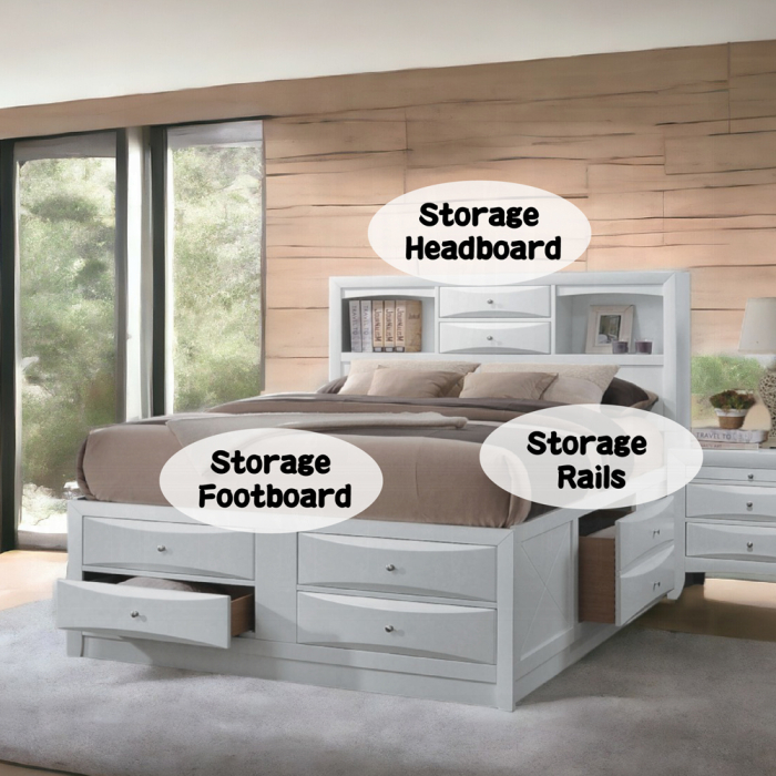 Ireland Full Bed W/Storage