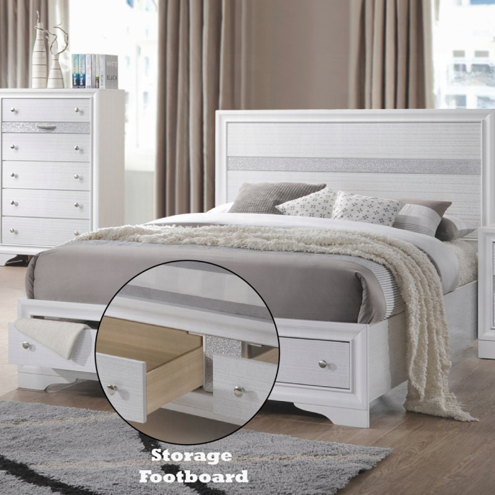 Naima Queen Bed W/Storage