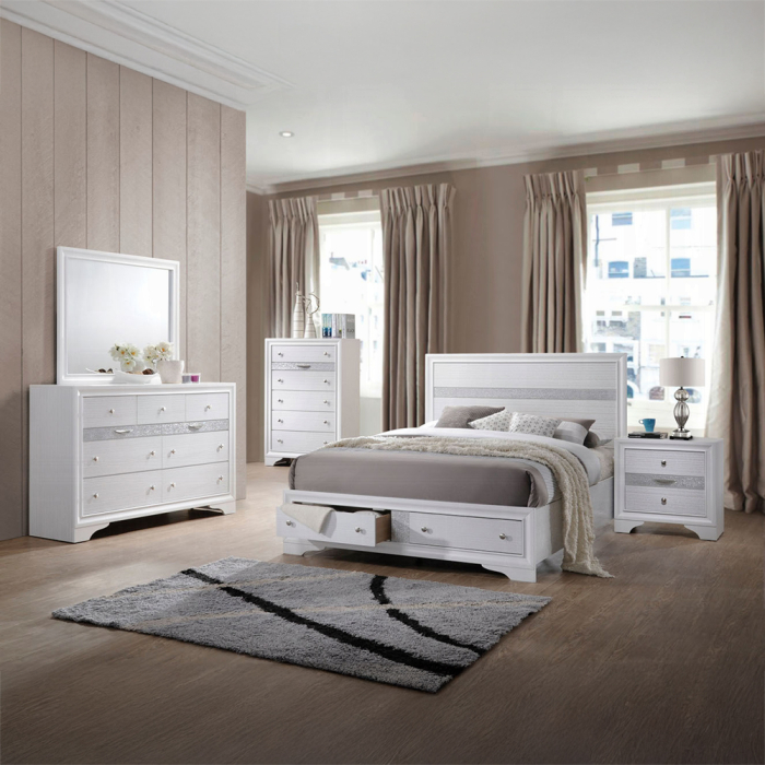 Naima Queen Bed W/Storage