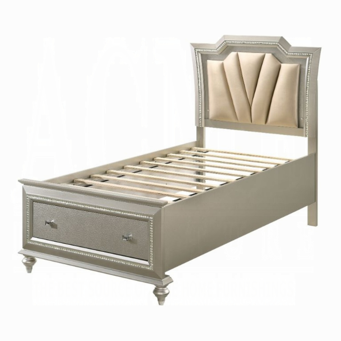 Kaitlyn Full Bed W/Led & Storage