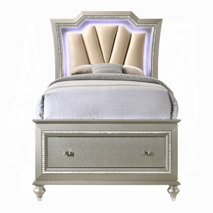 Kaitlyn Full Bed W/Led & Storage