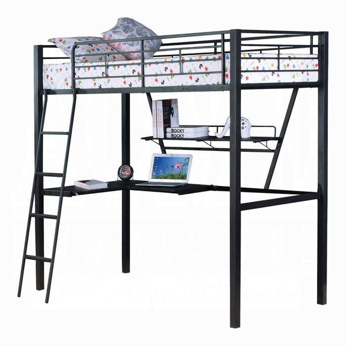 Senon Twin Loft Bed W/Desk