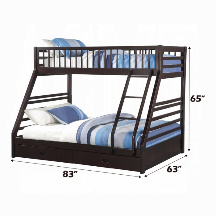 Jason Twin Xl/Queen Bunk Bed W/Storage