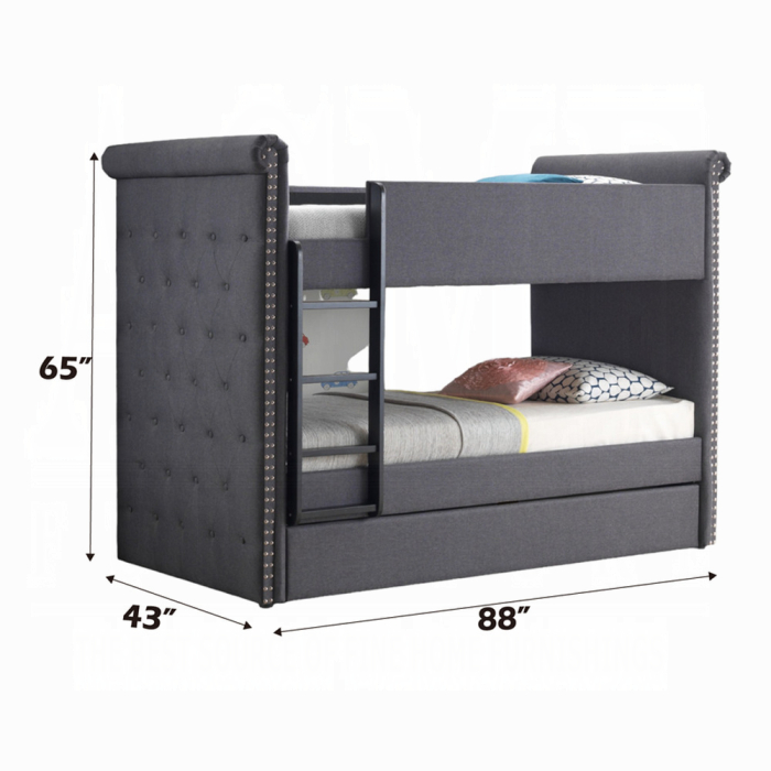 Romana II Twin/Twin Bunk Bed W/Trundle