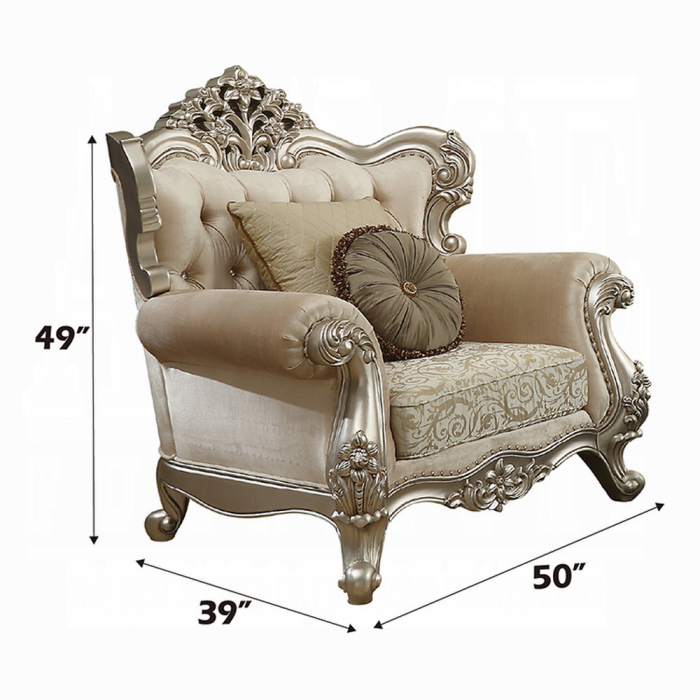 Bently Chair W/2 Pillows(Same Lv01581)