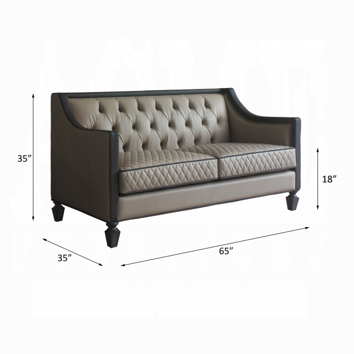 House Beatrice Loveseat W/3 Pillows