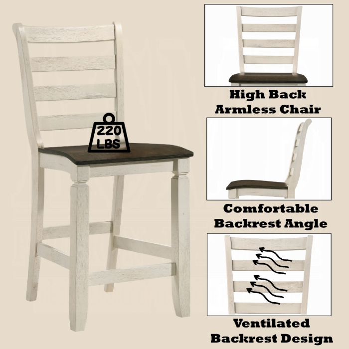 Tasnim Counter Height Chair (Set-2)