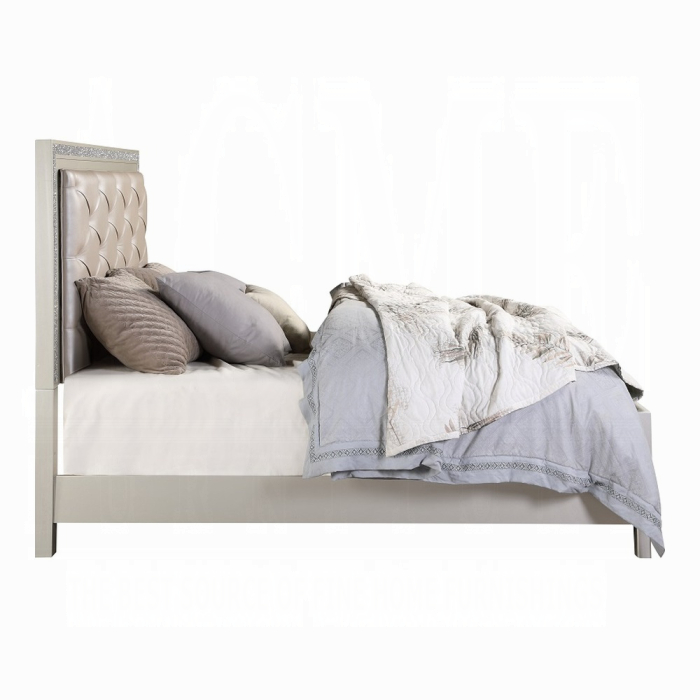 Sliverfluff EK Bed W/Led & Storage