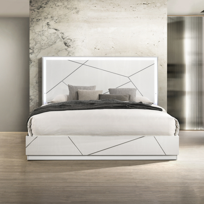 Esther Queen Bed w/LED