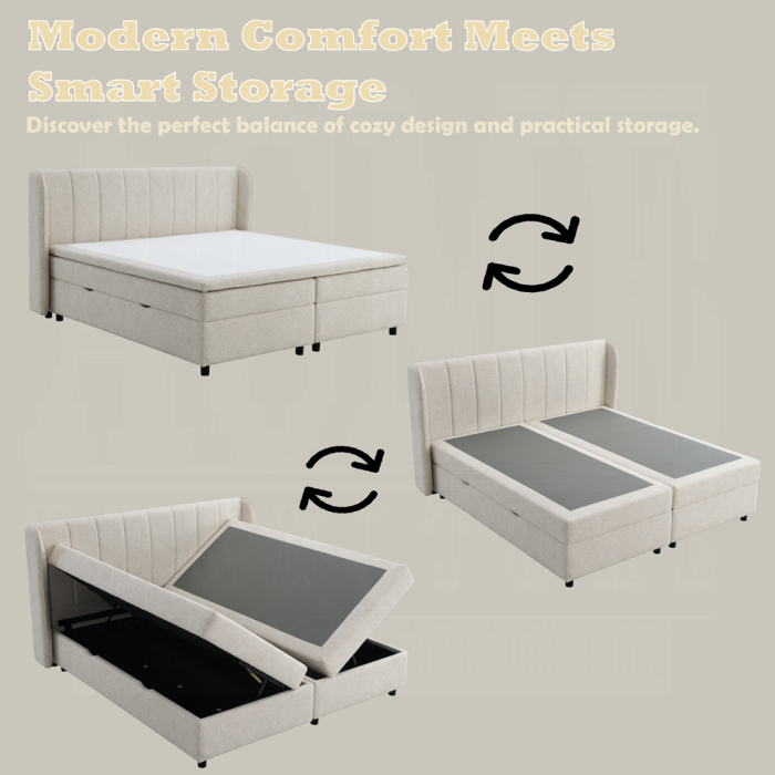 Adonia Queen Bed w/Storage