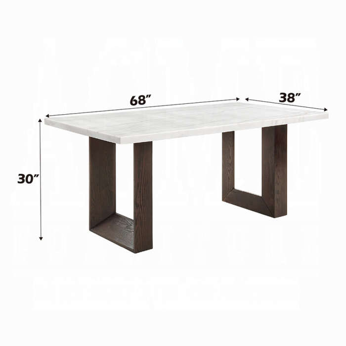 Edwyn Dining Table w/Marble Top