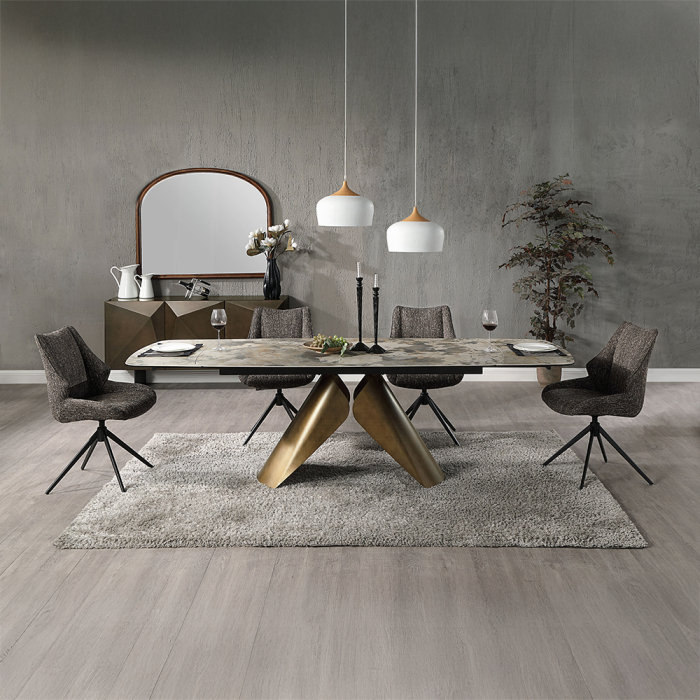 Malika Side Chair w/Swivel (Set-2)