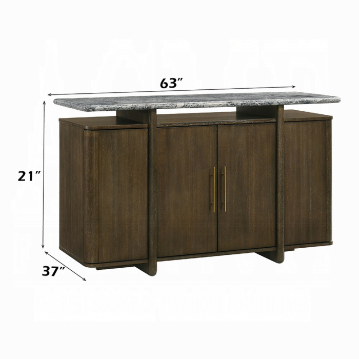 Dillon Server w/Marble Top