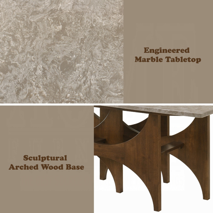 Oleia Dining Table w/Engineered Marble