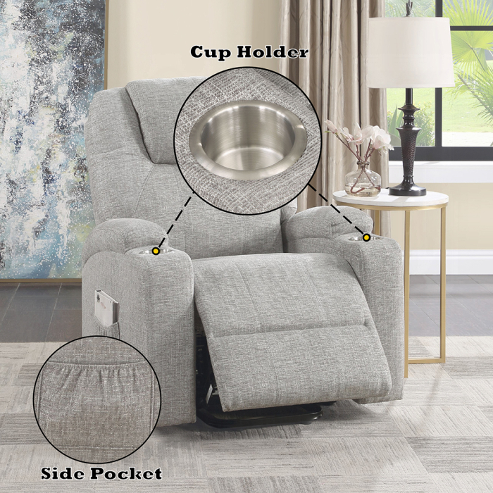 Recliner w/Power Lift & Massage