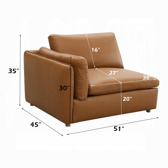 Brighton Modular Left Facing Arm Chair