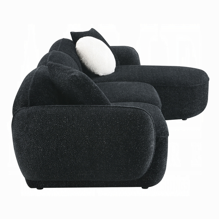 Lucifer Sectional Sofa w/3 Pillows