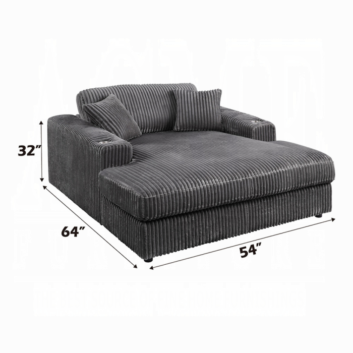 Hilde Chaise w/2 Pillows
