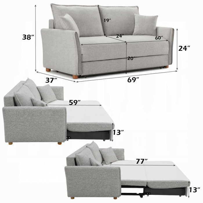 Oran Sofa w/Sleeper