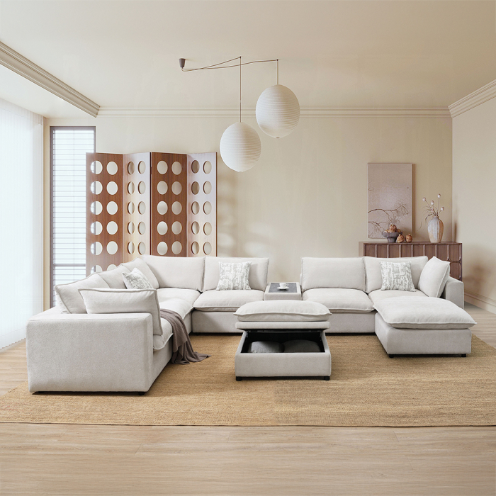 Marisa Modular Right Facing Loveseat w/2 Pillows
