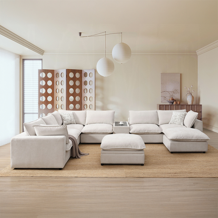 Marisa Modular Right Facing Loveseat w/2 Pillows