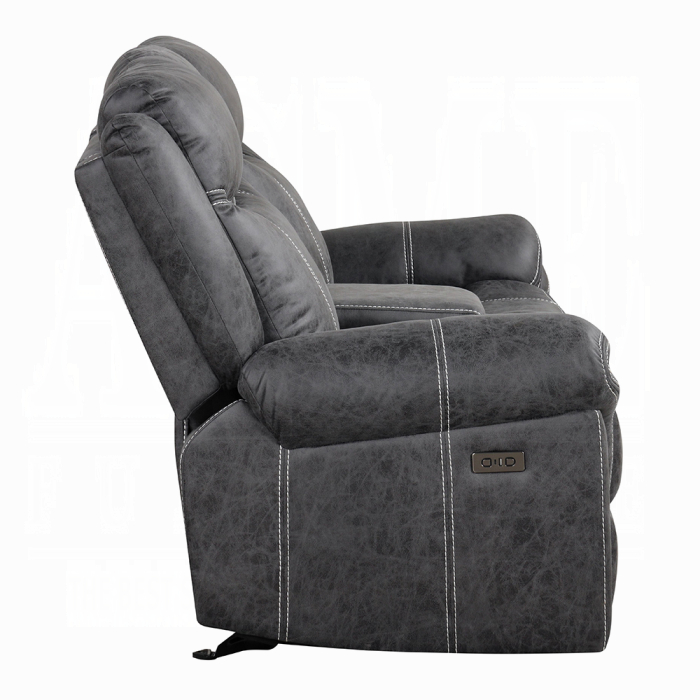 Zubaida Power Glider Motion Loveseat w/USB