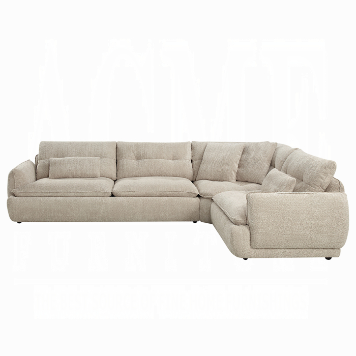 Jonina Sectional Sofa w/4 Pillows