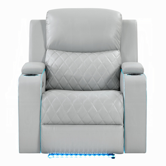 Elonzo Power Motion Recliner w w/LED, Power Headrest & Speaker