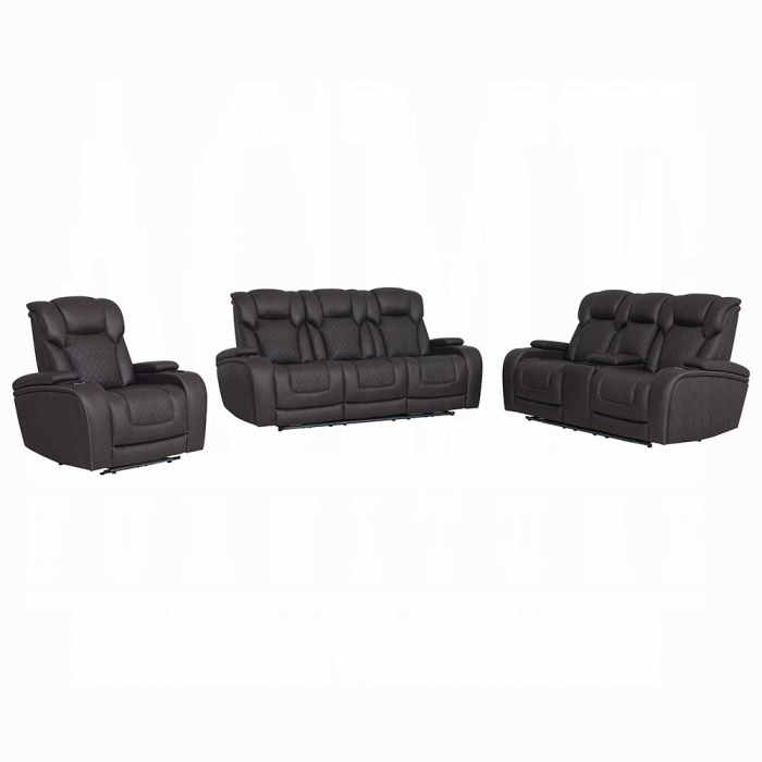 Wendell Power Motion Sofa w/Dropdown Table, Storage, USB & LED