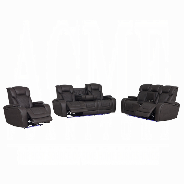 Wendell Power Motion Loveseat w/Console, Wireless Charger, Storage, USB & LED