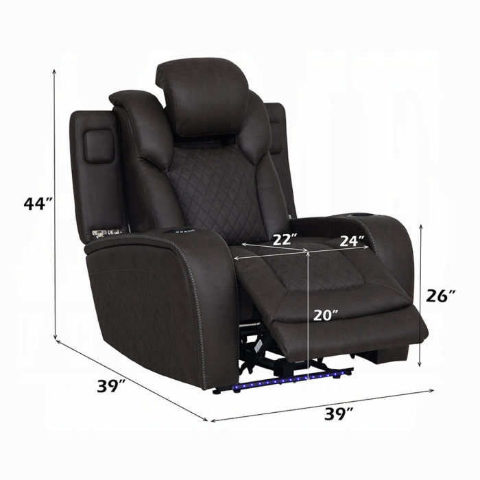 Wendell Power Motion Recliner w/Storage, USB & LED