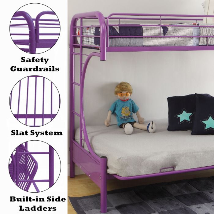 Eclipse Twin/Full Futon Bunk Bed