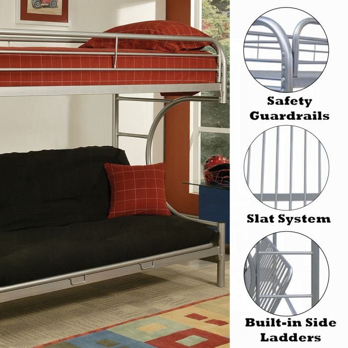 Eclipse Twin/Full Futon Bunk Bed