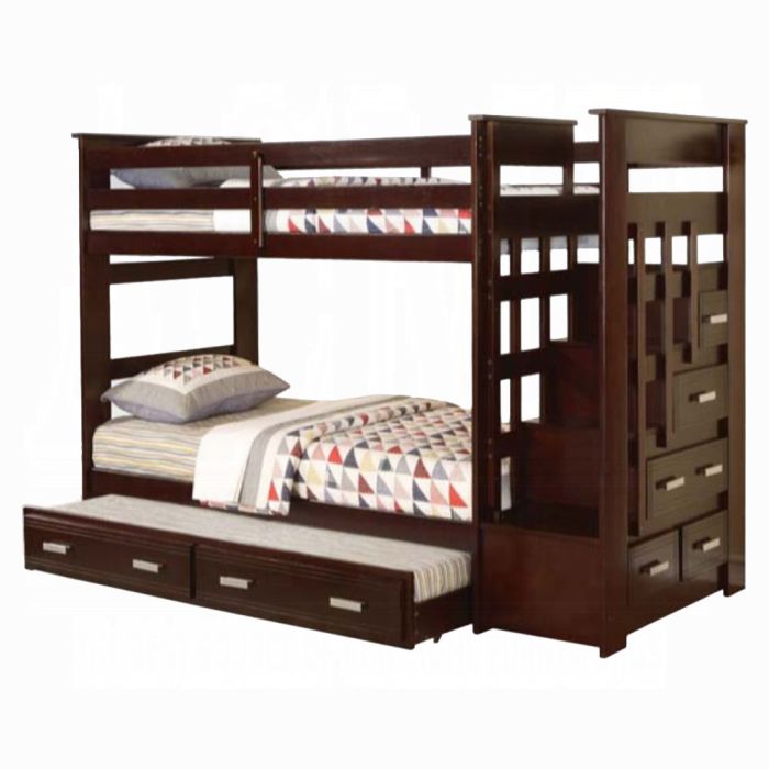 Allentown Twin/Twin Bunk Bed W/Trundle & Storage