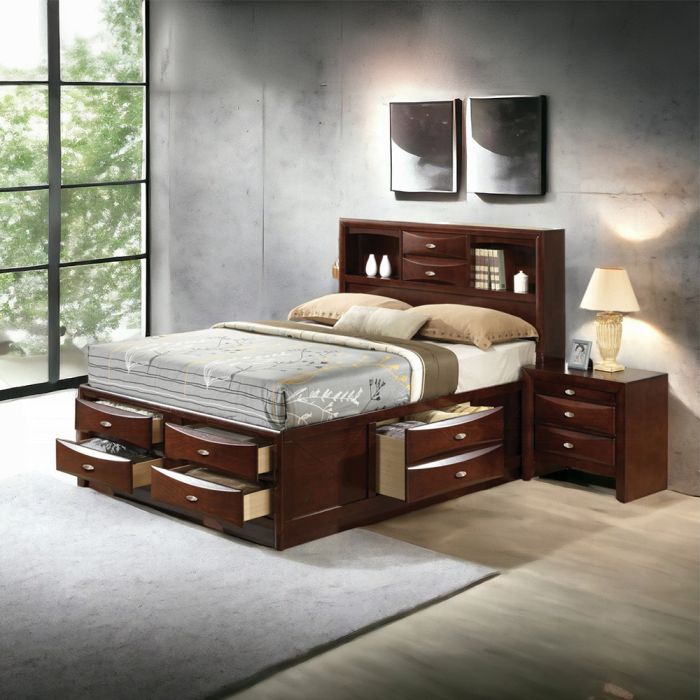 Ireland Queen Bed W/Storage