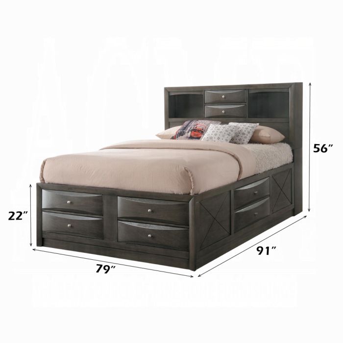 Ireland EK Bed W/Storage