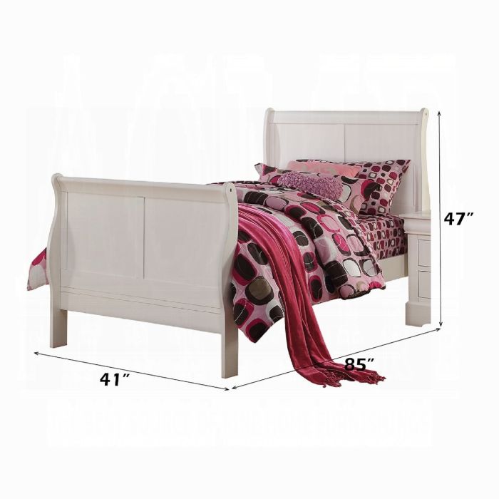Louis Philippe III Twin Bed