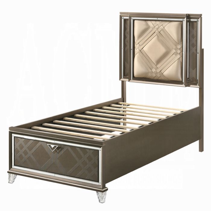 Skylar Full Bed W/Led & Storage