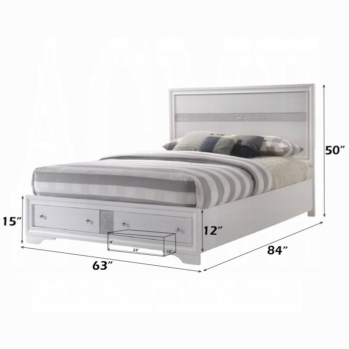 Naima Queen Bed W/Storage